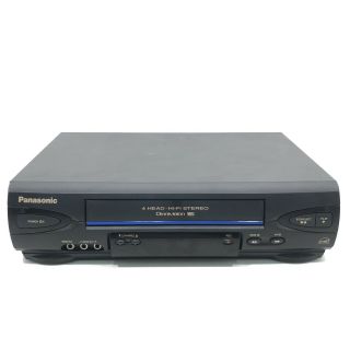 Panasonic Vcr Vhs Player Pv - V4522 4 Head Stereo Video Transfer -