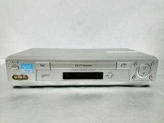 Sony Slv - N700 Hifi Stereo Vhs Video Cassette Recorder Player S&h 112