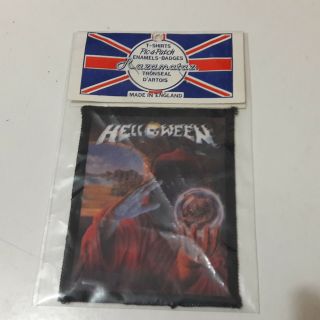 Vintage Helloween 80s Patch Heavy Metal