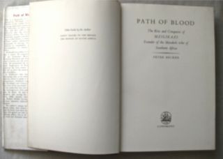 Peter Becker Path Of Blood Mzilikazi Matabele Tribe 1st ed 1962 3