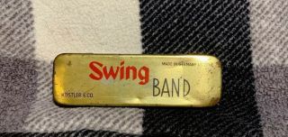 Vintage Köstler Swing Band Harmonica Us Zone In Tin Box - War - Time Era