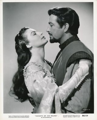 Ava Gardner Robert Taylor Vintage Knights Of The Round Table Mgm Portrait Photo