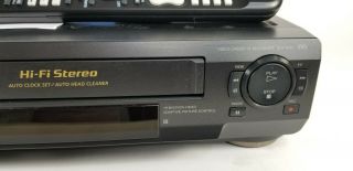 Sony SLV - N50 VHS VCR Video Cassette Player Recorder HIFI Stereo Remote AV Tape 6