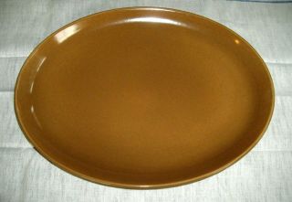 Vintage Russel Wright Iroquois Casual Nutmeg Brown 12 1/2 " Platter