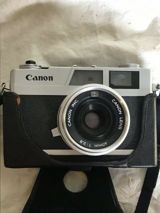 Vintage Canon Canonet 28 35mm Rangefinder Film Camera