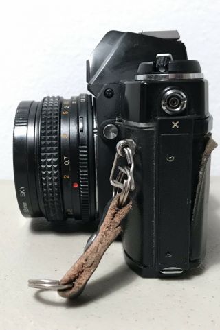 Vintage Konica Autoreflex TC 35mm camera with Hexanon AR 40mm 1.  8 lens 4