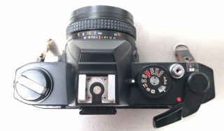 Vintage Konica Autoreflex TC 35mm camera with Hexanon AR 40mm 1.  8 lens 6
