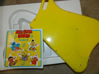 Vintage 1991 Golden Sight N Sound Sesame Street All - Star Band Keyboard Music Toy 3