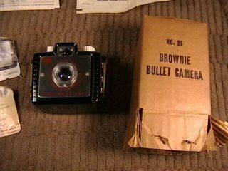 Kodak No.  26 Brownie Bullet Camera,  Dakon Lens,  127 Film