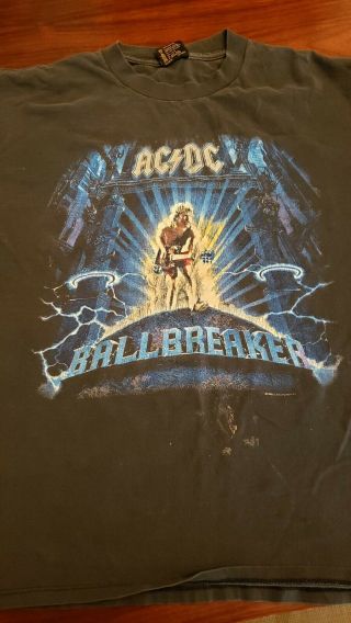 Vintage Ac/dc Ballbreaker Tour Shirt,  1996 Brockum