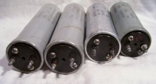 Four Western Electric Capacitors for Amplifier Use 2