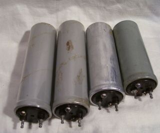 Four Western Electric Capacitors for Amplifier Use 3