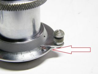 Short Screw For Leica Elmar 50mm 35mm Lens,  Repair Parts
