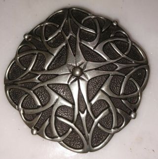 Large Vintage Silver Ortak Pin