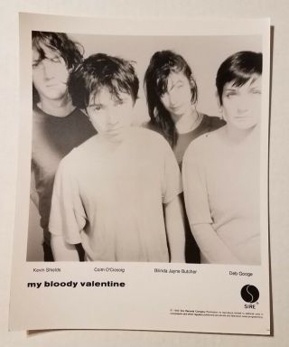 My Bloody Valentine - Vintage Record Label Photo - 1990 Sire Records