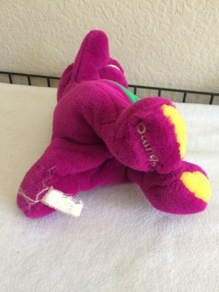 Vtg Barney The Purple Dinosaur Plush Toy Doll I Love You 10 