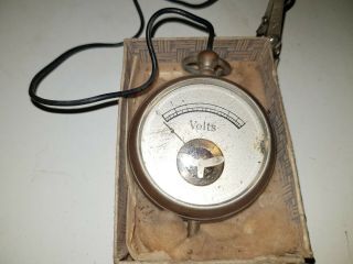 Vintage Brass Volt Meter