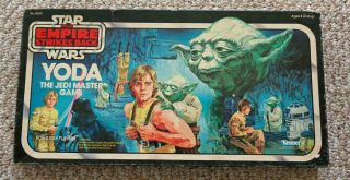 Vintage 1980 Kenner Star Wars Yoda The Jedi Master Board Game 100 41010