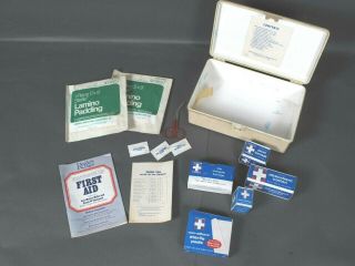 Mercedes Benz Vintage First Aid Kit Oem R107 W123 W116 450sl 280sl