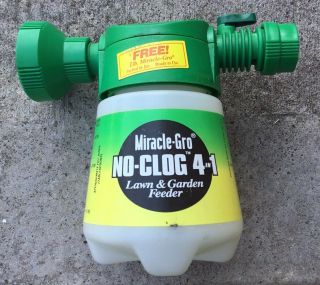 Vintage Miracle - Gro No - Clog 4 In 1 Hose Attachment Sprayer Lawn & Garden