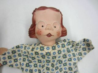 Vintage 50 ' s/60 ' s DENNIS THE MENACE Hand Puppet Set of 4 Dad Mom Margaret Dennis 8