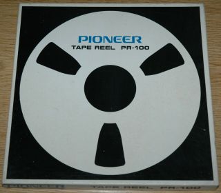 Pioneer Pr - 100 Empty Reel 10.  5 " 267mm Metal Audio To Tape Take Up Boxed