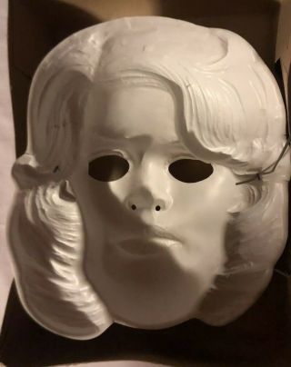 Vintage Space 1999 Halloween Mask Dr.  Russell Collegeville 1975 3