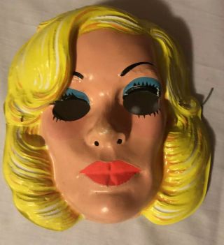 Vintage Space 1999 Halloween Mask Dr.  Russell Collegeville 1975 4