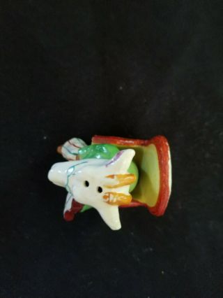 VINTAGE GOAT PLAYING VIOLIN IN CHAIR SALT AND PEPPER SHAKERS JAPAN 5