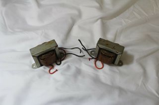 Vintage Curtis Mathes 33f8mx Parts - Matching Output Transformers Pair 10a15 - 10