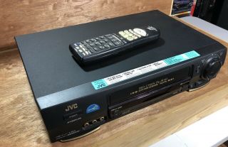 Jvc Hr - Vp676u Pro - Cision 4 Head Vcr Vhs Player Recorder W/remote Cond.