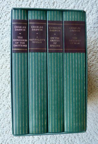 Folio Society The Essential Darwin 4 Vols 1990 - 1st Edition.
