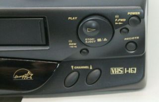 SANSUI VHF6010 VCR VHS Player/Recorder with Remote & Box 3