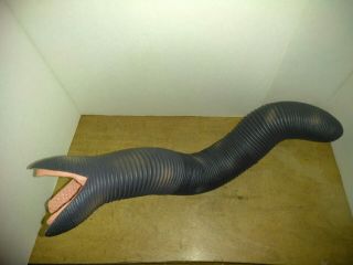 Vintage 1984 Ljn Sandworm Toy Monster Pose - Able Sand Worm From The Movie Dune.