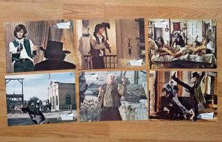 Sam Peckinpah: Pat Garrett & Billy The Kid - 6 Vintage German Lobby Cards Coburn