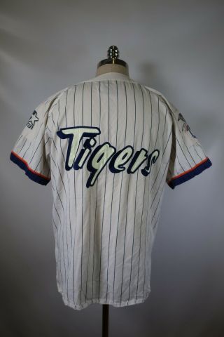 B8187 Vtg Starter Detroit Tigers Mlb Baseball Jersey Size L