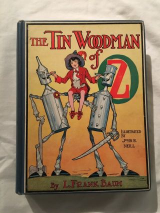 Vintage The Tin Woodman Of Oz Book 1918 Hardback
