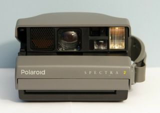 Polaroid Spectra 2 Instant Film Camera w/ Case - Battery 2