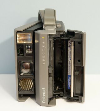 Polaroid Spectra 2 Instant Film Camera w/ Case - Battery 4