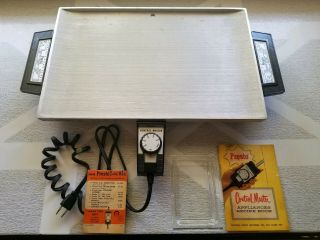 Vintage Presto Automatic Electric Grill Griddle & Dial Control Master Wow Condit