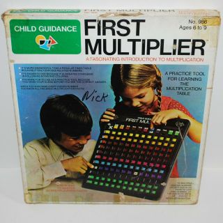 First Multiplier Child Guidance 986 Boxed Vintage Children 