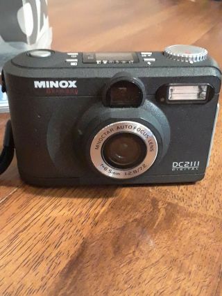 Minox Digital Camera With Instruction Book And 2