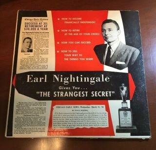 Vintage Earl Nightingale The Strangest Secret Self Help Record Album 1958