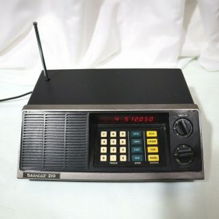 Bearcat Bc - 210 Scanner Radio Police / Fire / Ems / Weather / Ham Usa Vintage