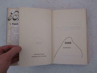 Frank Herbert DUNE 1965 Chilton Book Co. ,  PA First Book Club Edition Code 47M 4