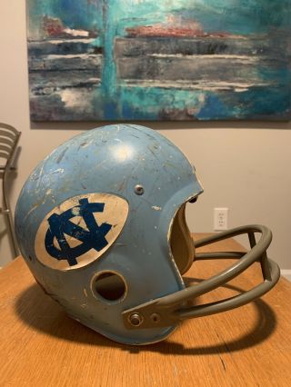 Vintage Unc Tarheels Carolina Chapel Hill College Football Mini Helmet 1990s Vtg