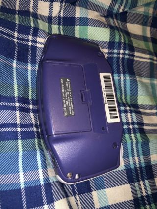 Vintage Nintendo Game Boy Advance Handheld Video Game System AGB - 001 Purple 2