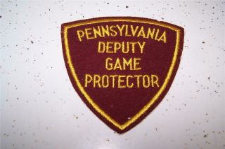 Early Pennsylvania Deputy Game Protector Shoulder Patch