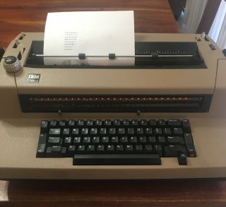 Vintage Ibm Correcting Selectric Iii Typewriter W/extra Typing Ball