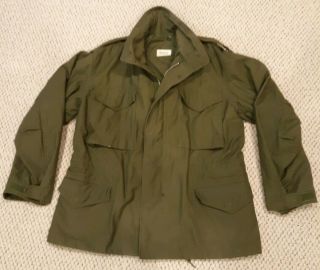 Vintage Us Military M - 65 Sateen Og 107 Jacket